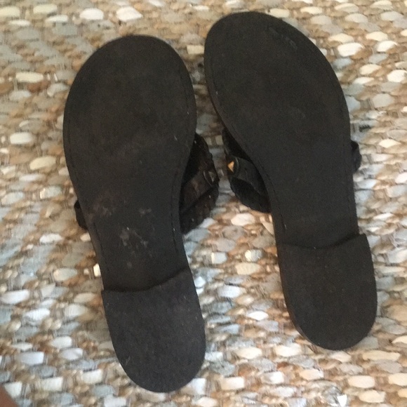 BLACK LEATHER JACK ROGERS - Picture 3 of 3